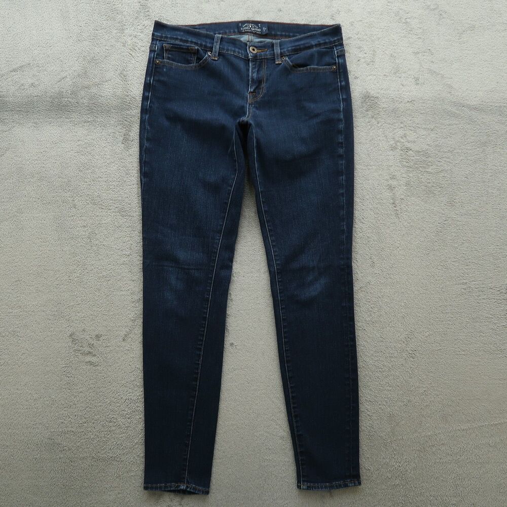 Lucky Brand Jeans Women's 6R/28 Blue Low-Rise Charlie Skinny Denim 30.5" Inseam